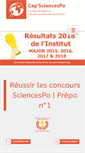 Mobile Screenshot of prepa-sciences-po.fr