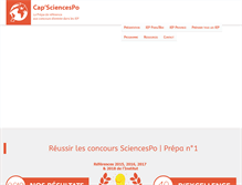Tablet Screenshot of prepa-sciences-po.fr